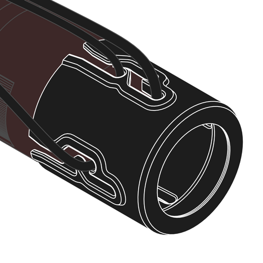 Line art of the nrStellar Astrocam Port Protector