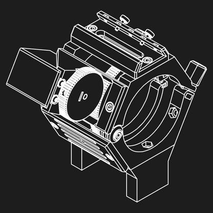 Line art displaying a nrStellar customized ring kit