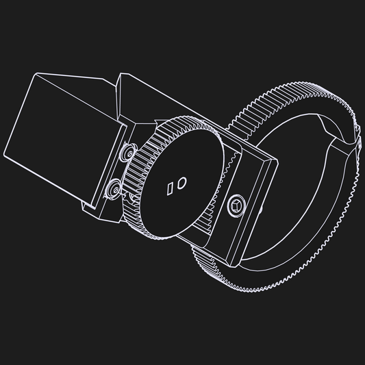 Line art of the nrStellar EAF Adapter for the Rokinon/Samyang Ring System